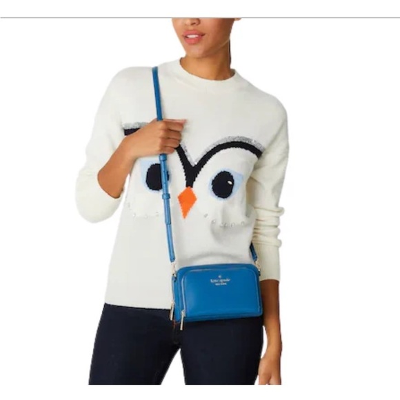 kate spade Handbags - Kate Spade New York STACI DUAL ZIP Around Crossbody Purse in Sapphire